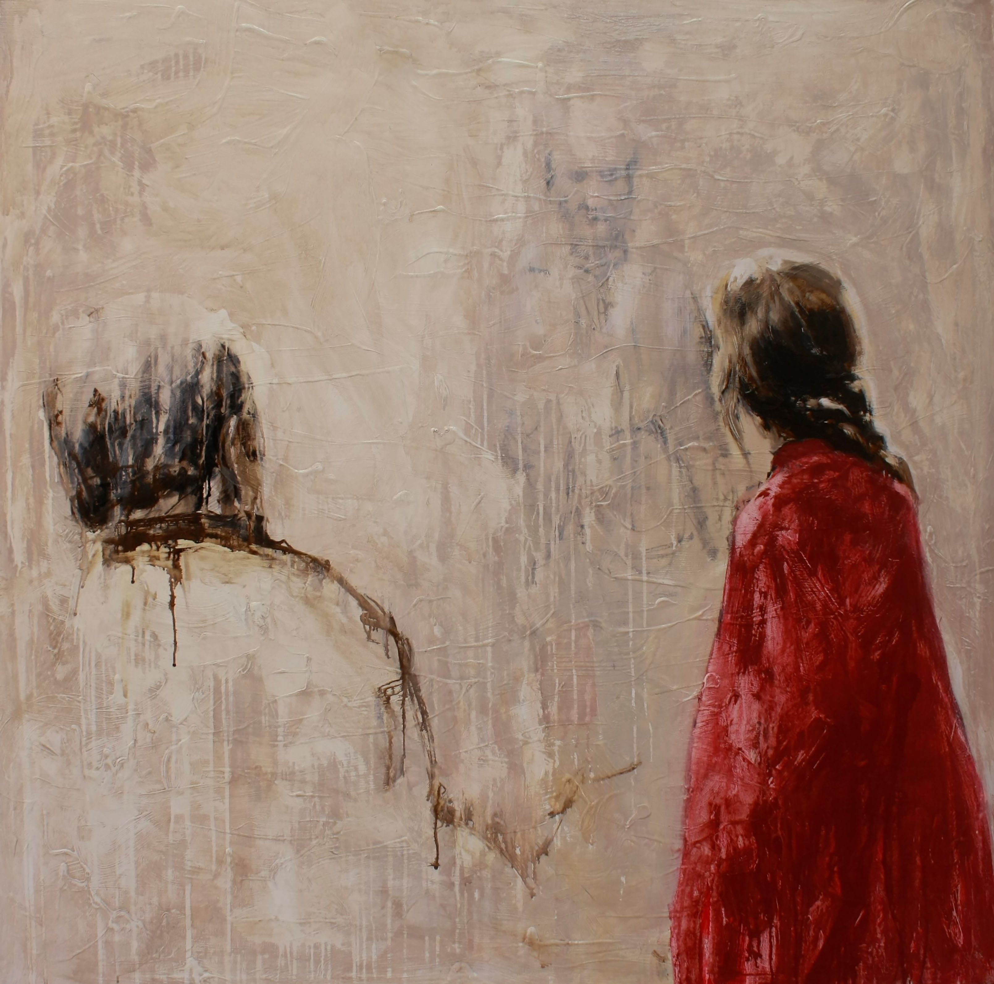 El silencio fue suficiente 2015. 130 x 130 cm