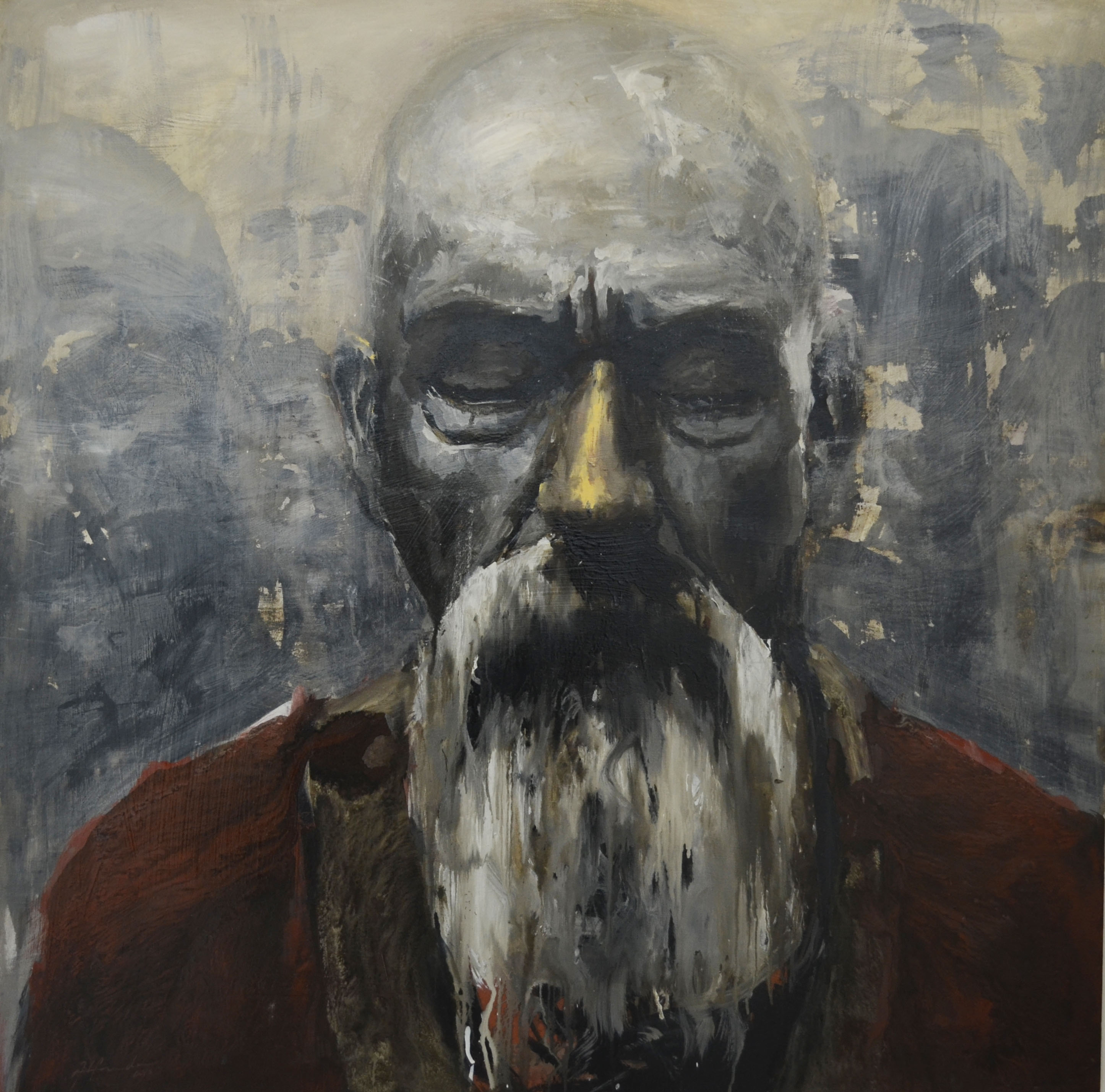 Inside 2015. 130 x 130 cm. Mixta sobre lienzo