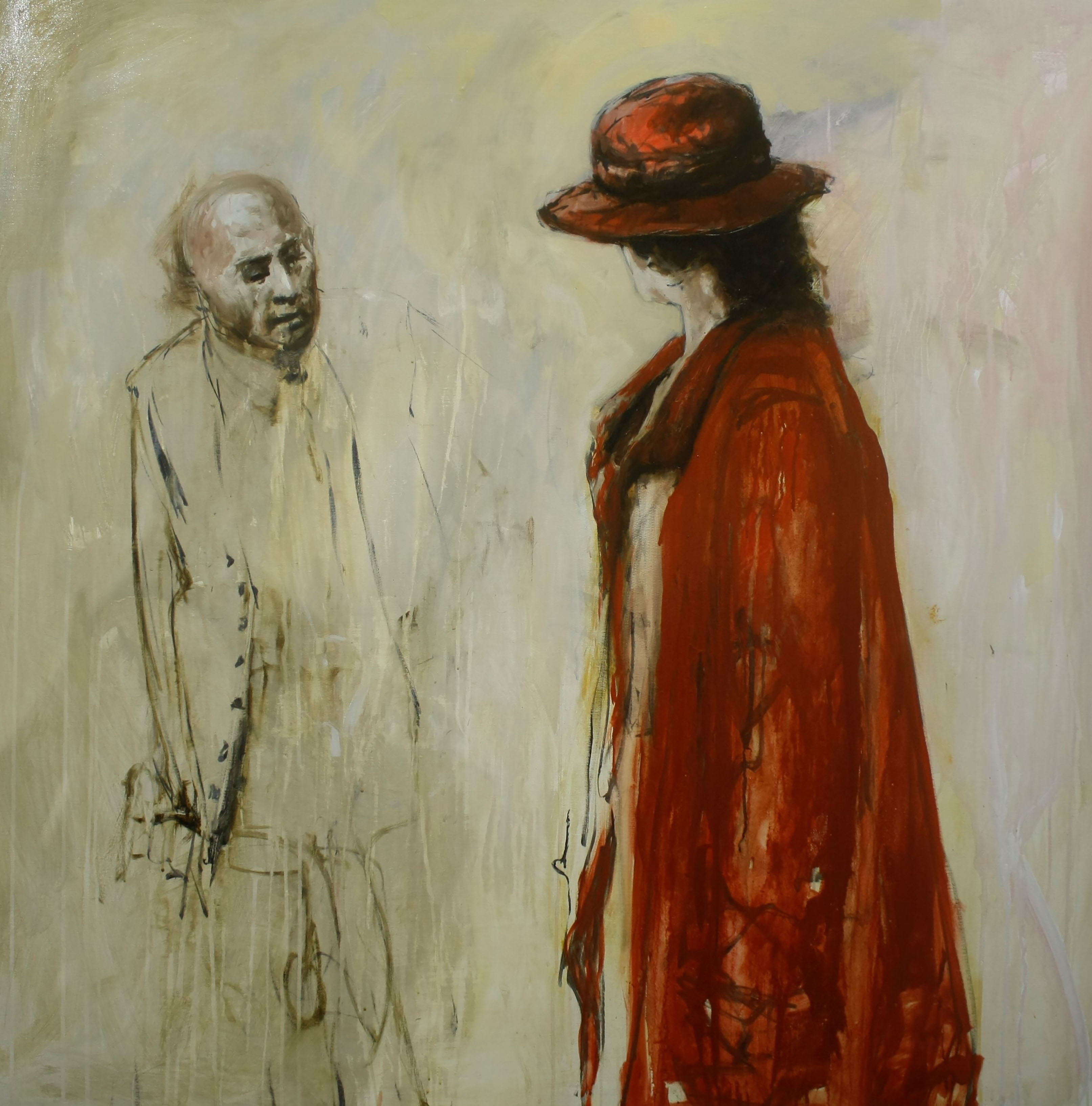 La Paz del Forastero 2016. 130 x 130 cm. Mixta sobre Lienzo