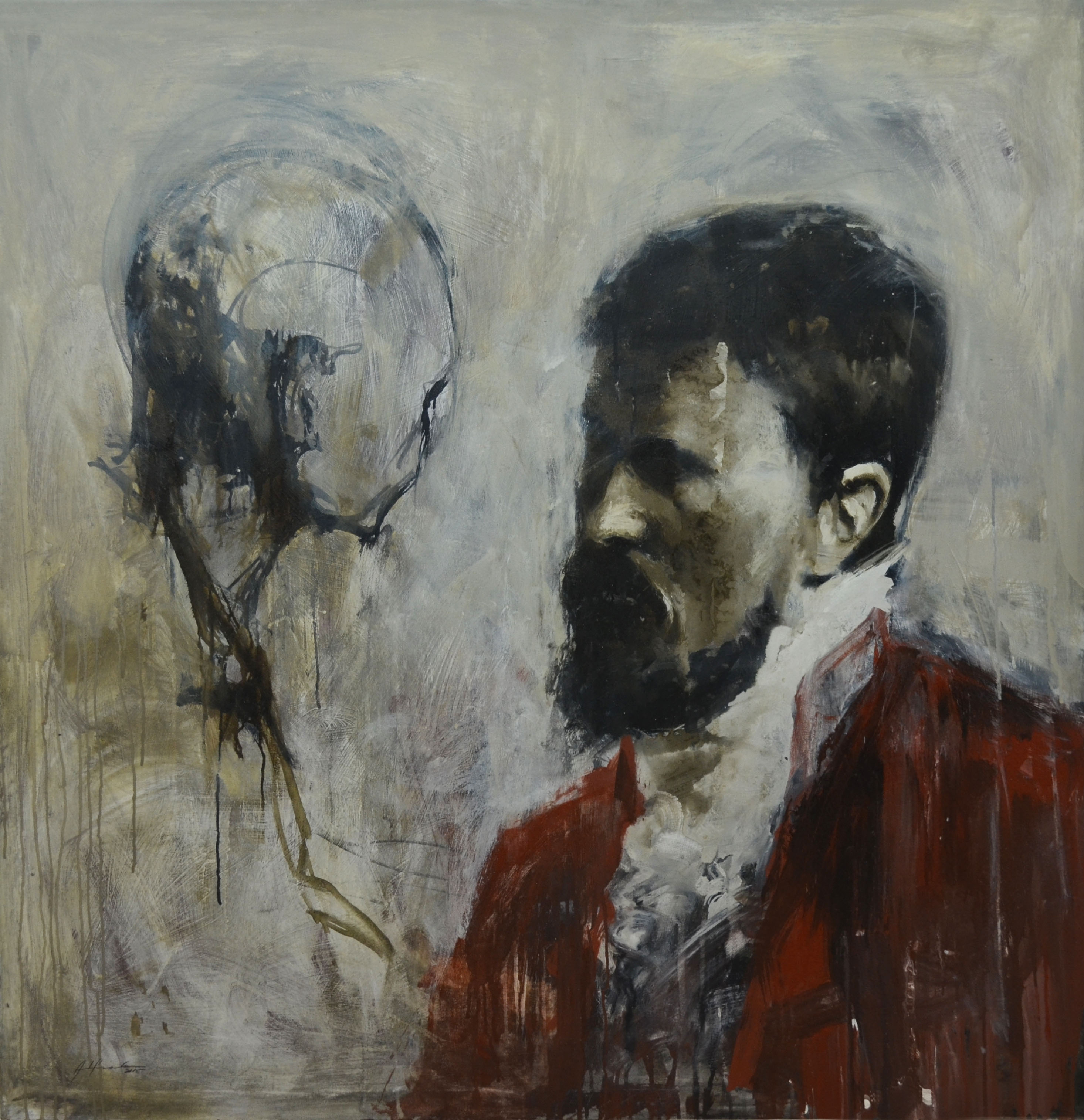 La Paz del Oprimido 2015. 130 x 130 cm. Mixta sobre Lienzo